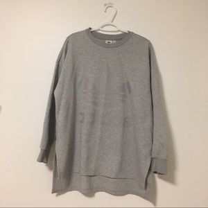 Adidas Logo print Gray Sweatshirt